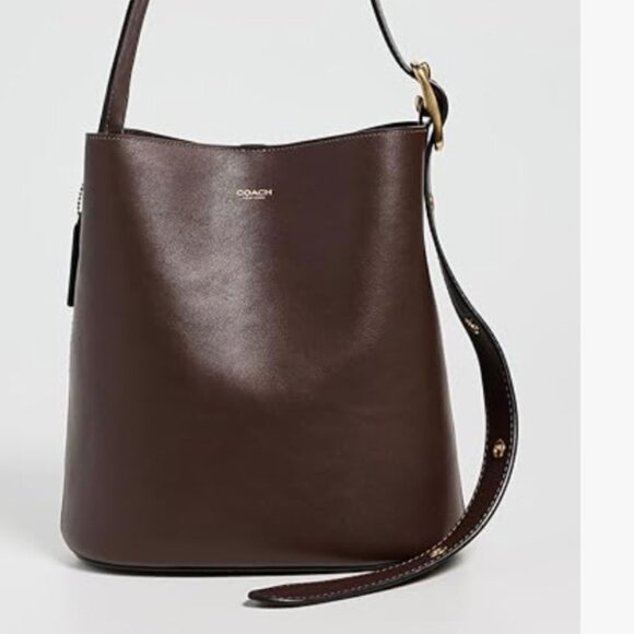 2025 updated Coach Bleecker Bucket Bag in Maple - Picture 1 of 15
